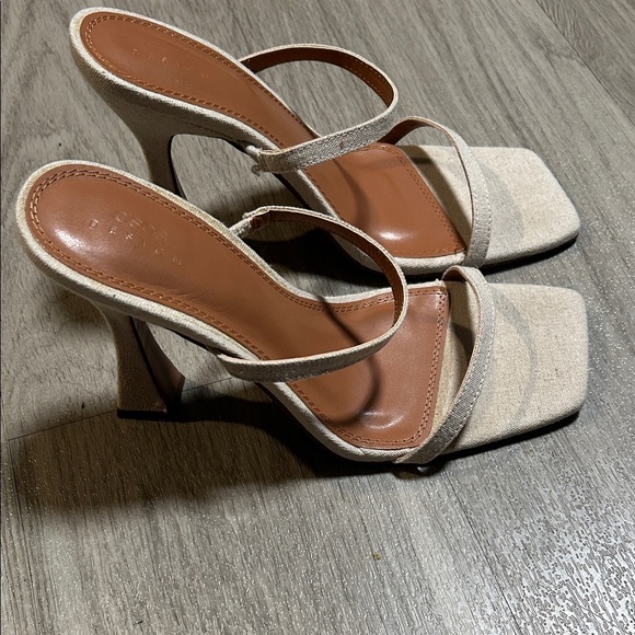 ASOS Design Cream Heeled Sandals - Picture 10 of 10